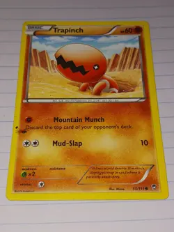 Pokemon TCG Trapinch 53/111 Furious Fists Trading Card - Image 1