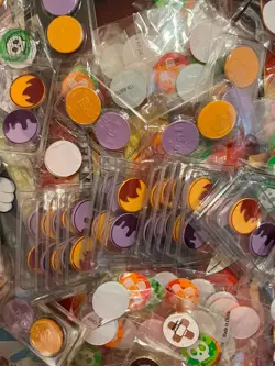 Lot of 235x(Sealed)Official Pokemon TCG Burn And Poison Damage Counter Coins - Image 3