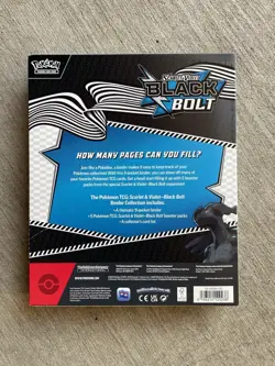 POKEMON SCARLET & VIOLET: BLACK BOLT BINDER COLLECTION (Lot of 7) - Image 2