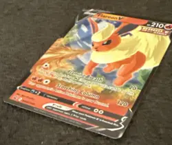 FLAREON V 2021 POKEMON SWORD & SHIELD BLACK STAR PROMO SWSH149 Q0443 - Image 3