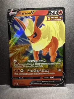 FLAREON V 2021 POKEMON SWORD & SHIELD BLACK STAR PROMO SWSH149 Q0443 - Image 1