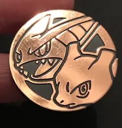 Mewtwo Gliscor Gligar Pokemon Coin Flip Copper Brown Token Sinnoh Platinum SHINY - Image 4