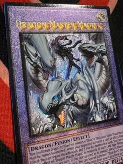 Yugioh - Dragon Master Magia - PUR - Name Shift Misprint - RA04-EN055 - NM - Image 2