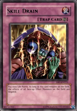 Skill Drain - Rare DR1-EN211 - MP - YuGiOh - Image 1