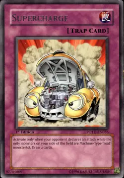 Supercharge - Rare 1st Edition POTD-EN056 - NM - YuGiOh - Image 1