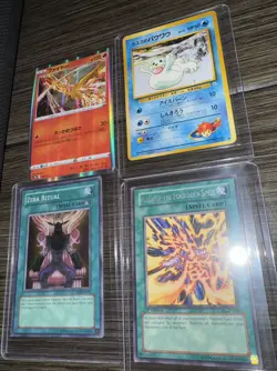 Pokemon And Yugioh Card Lot (2 Holos 2 Uncommons) - Image 2