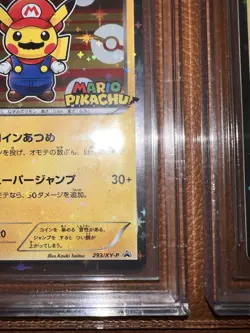 BGS 9.5 Mario Pikachu 293/XY-P Special Box Promo Pokemon Card Japanese 2016 - Image 4
