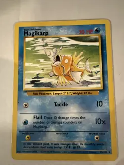 Magikarp Base Set Pokemon Card - 35/102 - Image 1