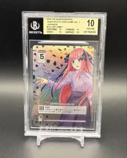 Signed Nakano Nino SSP The Quintessential Quintuplets card GYC-BP1-008P1 BGS 10 - Image 1