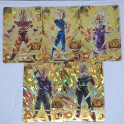 MM4-KCP Full Complete Set of 5 Super Dragon Ball Heroes Trading Card CP LP - Image 1