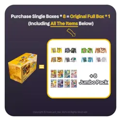Pokemon TCG S-Chinese Nine Colors Gathering Eevee Card Display Frame Gift Box NW - Image 2