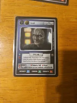 Star Trek CCG Gorak Card - Civilian, Deep Space Nine Expansion - Image 1