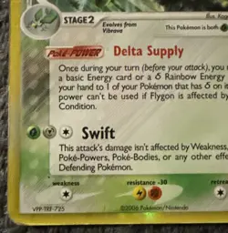 Flygon 7/110 EX Holon Phantoms Holo Pokemon Card MP - Image 5