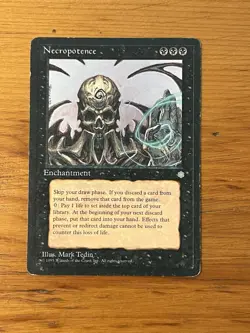 MTG - Magic the Gathering - Necropotence - Ice Age - MP - Image 1