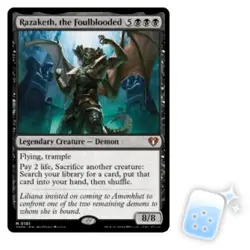 RAZAKETH, THE FOULBLOODED Commander Masters Magic MTG MINT CARD - Image 1