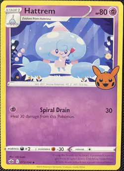 Hattrem 072/198 Trick or Trade Regular - Pokemon Card - Image 1