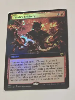 🔥 MTG: Tibalt's Trickery (Extended Art) Kaldheim FOIL! - M/NM!! - Image 1