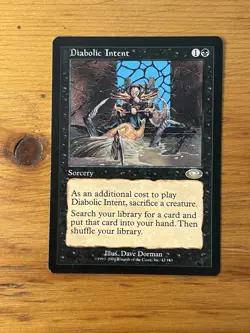 MTG - Magic the Gathering - Diabolic Intent - Planeshift - LP/NM - Image 1