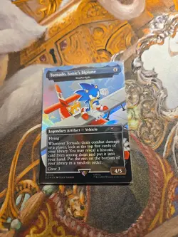 Tornado, Sonic's Biplane 2100 Foil MTG Secret Lair - Pack Fresh - - Image 1