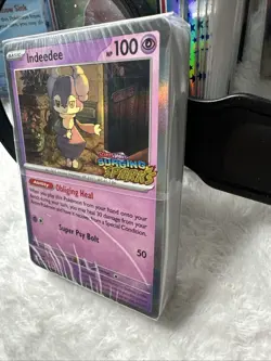 Pokemon Scarlet Violet Surging Sparks Indeedee Promo SVP En 154 Deck Sealed - Image 3