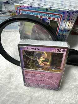 Pokemon Scarlet Violet Surging Sparks Indeedee Promo SVP En 154 Deck Sealed - Image 4