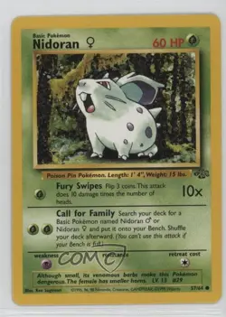 Nidoran F Pokemon Jungle #57 1999 0kb5 - Image 1