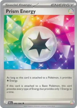 Prism Energy 086/086 Black Bolt BLK English Pokemon Card NM - Image 1