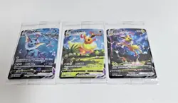 Pokemon 2024 TCG S-Chinese Jolteon Flareon Vaporeon Vmax CSHC-003/006/009 unpack - Image 2
