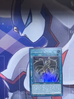 Yugioh Cerulean Skyfire SDSA-EN019 Super Rare 1st Ed NM - Image 1