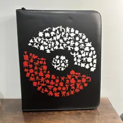 Othran Pokemon NEW Zippered Card Binder - 900 Card Capacity - 50 9 Pocket Sheets - Image 1