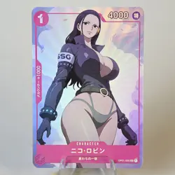 9×One Piece Doujin Card Purple Series Goddess Waifu Custom DIY Holo Textured - Image 5