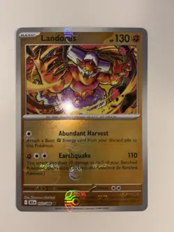 Landorus MASTERBALL REVERSE HOLO Black Bolt #053/086 Pokemon Card TCG - Image 1