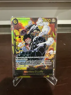 One Piece Card Game-Monkey.D.Luffy Op10-118 Alt Art English SEC - Image 1