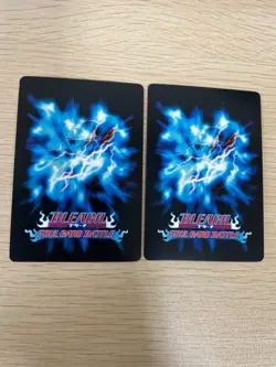 Bleach Soul Card Battle holo 2 set Komamura Saijin Kenpachi Zaraki anime BANDAI - Image 5