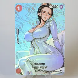 9×One Piece Doujin Card Kalifa and Robin Goddess Waifu Custom DIY Holo Textured - Image 3