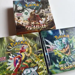 Scarlet ex Clay Burst Mask of Transformation 3Box Japanese Booster Pokemon Card - Image 2