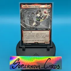 MTG Yuffie, Materia Hunter Commander: Final Fantasy Extended Art Rare - Image 1