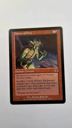 MTG Onslaught Crown of Fury 196/350 Magic the Gathering - Image 1