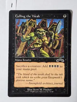 Culling the Weak (Exodus) MtG - Image 1