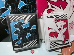 White Flare and Black Bolt Card Sleeves Sealed 65ct Each Full Pack Lot of 2 New - Image 1
