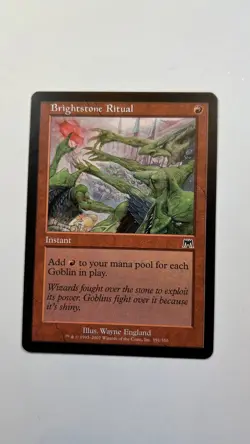 MTG Onslaught Brightstone Ritual 191/350 Magic the Gathering - Image 1
