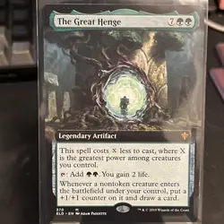 MTG - (Extended Art) THE GREAT HENGE - Throne of Eldraine (M) - Image 1