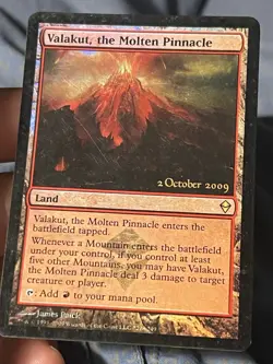 Magic The Gathering MTG VALAKUT, THE MOLTEN PINNACLE FOIL Zendikar Promos LP - Image 2