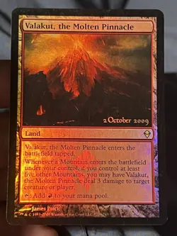 Magic The Gathering MTG VALAKUT, THE MOLTEN PINNACLE FOIL Zendikar Promos LP - Image 3