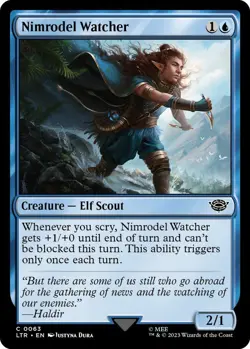 Nimrodel Watcher 0063 MTG LTR Common NP - Image 1