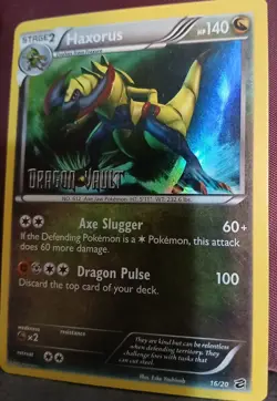 Pokemon TCG Haxorus Holo Card 16/20 Dragon Vault NM Condition- Stage 2- HP 140 - Image 4