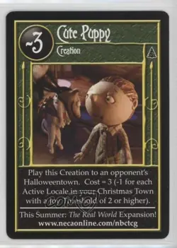 2005 The Nightmare Before Christmas Trading Card Game Cute Puppy 2a1 - Image 1