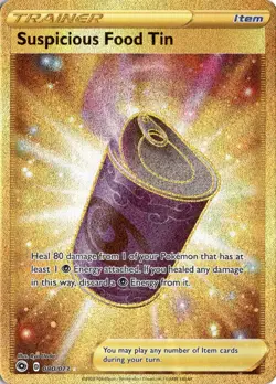 Suspicious Food Tin (Secret) (80/73) Secret Rare Champion's Path NM Pokemon TCG - Image 1