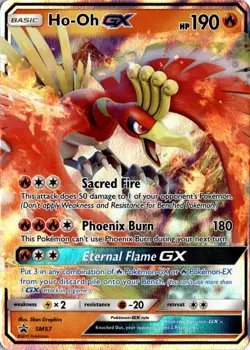Ho-Oh GX (SM57) Promo SM Promos NM Pokemon TCG - Image 1