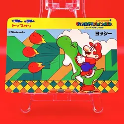 Super Mario World Trading Card Japan Rare Topsun Nintendo Carddass 1993 #112 - Image 1